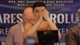 CROLLA VS LINARES 2 -REPEAT OR REVENGE-OFFICIAL WEIGHIN-
