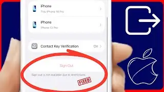 Sign Out Is Not Available Due to Restrictions | Apple ID Sign Out Not Working
