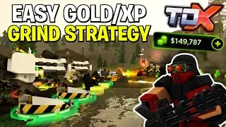 Easy GOLD/XP Grind Strategy! (5K+ Gold Per Hour) | Roblox Tower Defense X