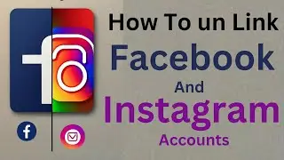 How To Un-Link Facebook From Instagram Account || De-Links Instagram From Facebook Account New 2024