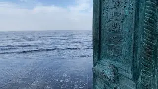 Relaxing time, music, sea voices, piano music