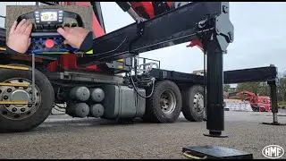 Sturdy Swing-up Stabilizer Solution for 70-95 tm Cranes