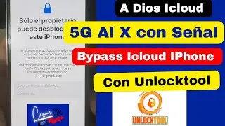 Como Quitar Bloqueo de ICloud con señal / bypass ICloud IPhone 10 al IPhone 5