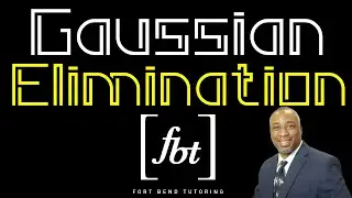 Solving Systems of Equations: The Gaussian Elimination Method (Row Echelon Form) [fbt]