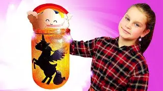 Игровой набор для детей СВЕТОЧЕК: поделки игрушки своими руками! Видео про игрушки для девочек