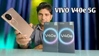 Vivo V40e Smartphone 5500mAh🔋80Watt⚡️Slimmest 📱Mediatek Dimensity 7300 (4 nm)🔥 50MP🤳📸4K Vedio Record