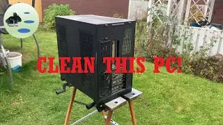 Cleaning my PC in the rain