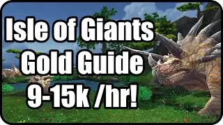 WoW Gold Farming Patch 6.2.4: Isle of Giants Gold Making, Giant Dinosaur Bone spot - WoD Gold Guide