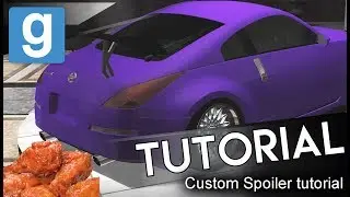 How to make a CUSTOM SPOILER on Garry'mod - PAC3