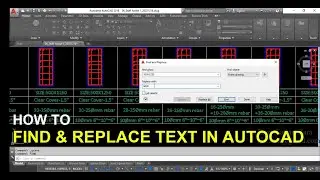 FIND Command II How to Find and Replace Text in AutoCAD
