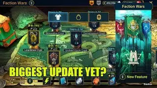 FACTION WARS HAS ARRIVED in RAID: Shadow Legends (Update Cover)
