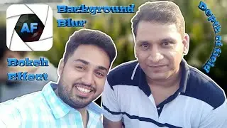How to blur photo background using mobile|| ft.Sharmaji Technical || Bokeh Effect