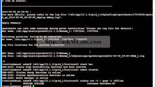 rac 121011 psu patch standard cluster NoACFS Apply part2