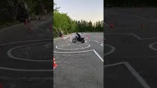 Проходит обучение на категорию "А" на нашей площадке