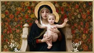 The Madonna of the Lilies by Bouguereau | 4K Christian Art Screensaver for TV | 2 Hours