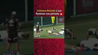 CRISTIANO RONALDO y sus Flexiones con Palmada 🔥🔥 | #football #footballshorts #futbol #soccer
