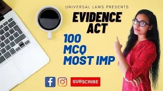 Top MCQ of Indian Evidence Act || PCS -J Pre exam ||By-universal laws