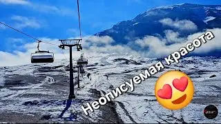 Вид из кабинки канатной дороги 😍 / Shahdag Mountain ( 11.03.2024 ) 
