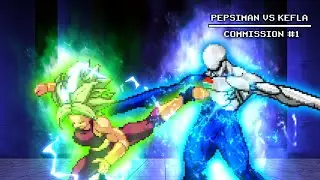 True Pepsiman vs Kefla - Commission #1 [Sprite Animation]