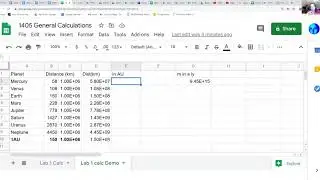 Spreadsheet Demo AU Conversion