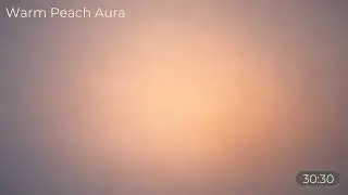 Warm Peach Aura Background Loop - 4K Professional Zoom Background (No Sound)