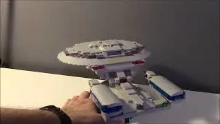 STAR TREK TNG USS ENTERPRISE D  MOC by BWTMT Brickworks