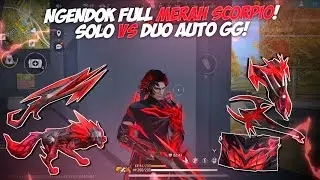 NGENDOK SERBA MERAH SCORPION‼️AIM AUTO IKUT MERAH KE KEPALA