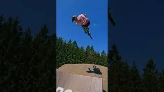 Drop in with @lilmoine96 into the slopestyle course! #swatchnines #mtb