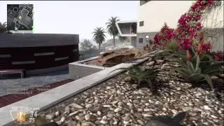 Call of Duty: Black Ops 2 - Ballistic Knife/Combat Knife Gameplay on Raid (Xbox 360)