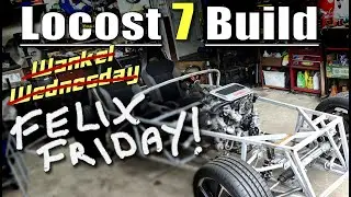 Installing The Engine Ancillaries To My 13B Rotary Turbo In My Locost 7 Project Car.
