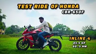 Cbr650f test ride with sc project exhaust