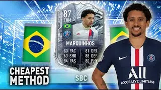 FUT FREEZE MARQUINHOS..😍 87 FUT FREEZE MARQUINHOS SBC! (CHEAPEST SOLUTION) - 