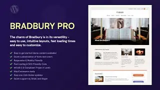 Education WordPress Theme - Bradbury Tutorial and Free vs Pro Theme Comparison