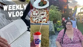 Weekly Vlog *Chatting about The Circle, Orientation for Work, Silent Book Club, & A Grocery Haul*
