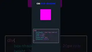 CSS Box Shadow Property explained 