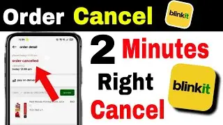 blinkit App se order cancel kaise kare | how to cancel order blinkit app