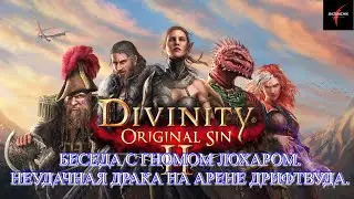 Divinity: Original Sin II. Беседа с гномом Лохаром. Неудачная драка на арене Дрифтвуда#36