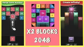 X2 Blocks: 2048 Number Match Gameplay Walkthrough  | iOS & Android |