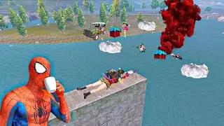 Spider-Man's Epic Pranks on Adorable Noobs in 😂😇 PUBG Mobile