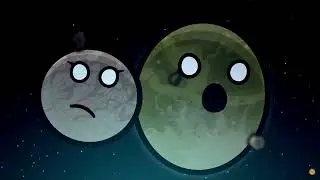 Ganymede And Europa Encountering Planet X Credits:@SolarBalls