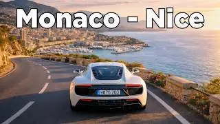 The Most Scenic Drive in Europe? | Monaco to Nice, French Riviera 🇫🇷