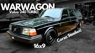 Volvo 240 Wagon - 16x9 Corsa Steelies