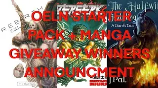 OELN Starter Pack + Manga Giveaway WINNERS ANNOUNCEMENT!