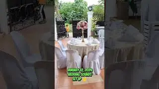 JANUARY 12, 2024 WEDDING SET UP 👰