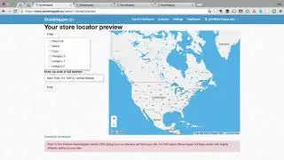 Storemapper multiple category or product line filters