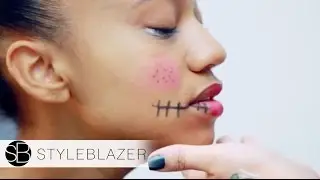 How To Do A Creepy Barbie Look For Halloween | Makeup Monday