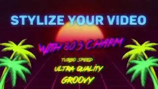 New retro wave title (version 2).