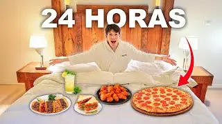24 hours EATING only Room Service in a HOTEL in the USA 🇺🇸