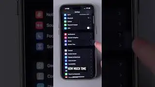 TRACK YOUR SCREEN TIME USAGE ON YOUR iPHONE!