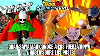 Gran Saiyaman Conoce a las Fuerza Ginyu Y habla sobre las Poses - Dialogos DRAGON BALL SPARKING ZERO